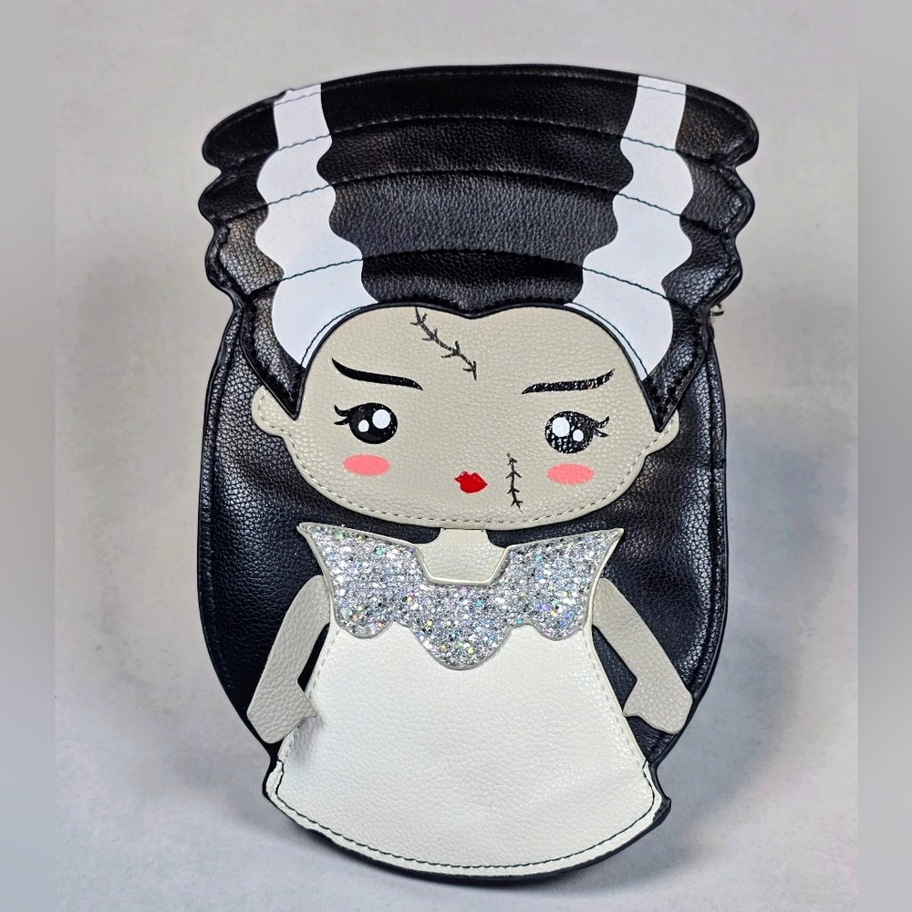 Sleepyville Critters Bride Of Frankenstein  Crossbody Bag